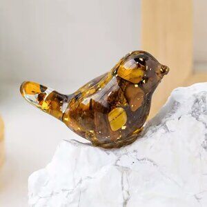 Tiger's Eye Crystal Mahjong Birdie www.mahjwear.com